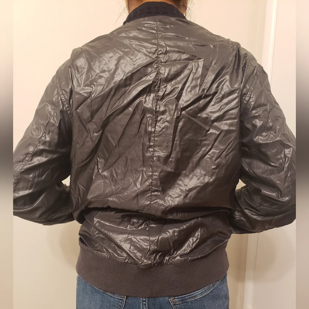 **SOLD**Diesel Black Gold Graphite and Black Jacket Sz L - Picture 5 of 13